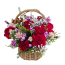 혼합 카네이션 바구니