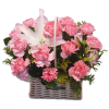 핑크 카네이션 바구니